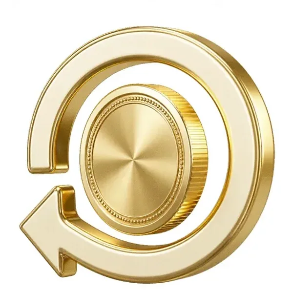 Coin with circular arrow — NightWin Casino